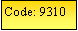Text Box: Code: 9310