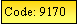 Text Box: Code: 9170