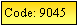 Text Box: Code: 9045