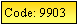 Text Box: Code: 9903