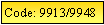 Text Box: Code: 9913/9948