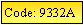 Text Box: Code: 9332A