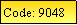 Text Box: Code: 9048