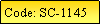 Text Box: Code: SC-1145