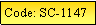 Text Box: Code: SC-1147