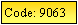 Text Box: Code: 9063