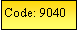 Text Box: Code: 9040