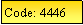 Text Box: Code: 4446