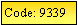 Text Box: Code: 9339