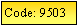 Text Box: Code: 9503